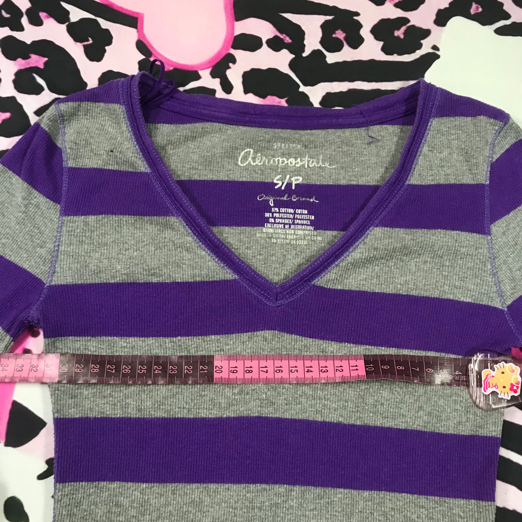 Stripe 2000s Aeropostale Top