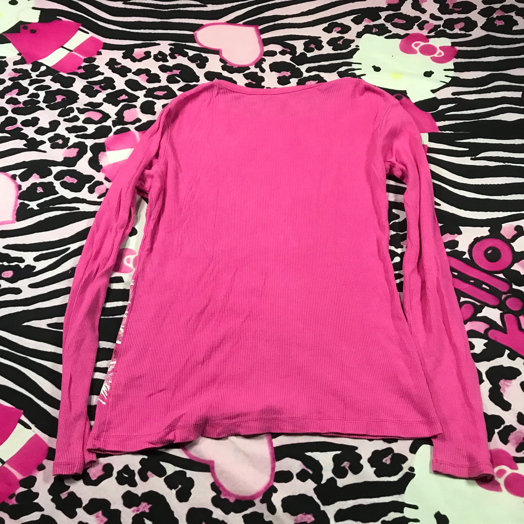 Grunge style long sleeve top