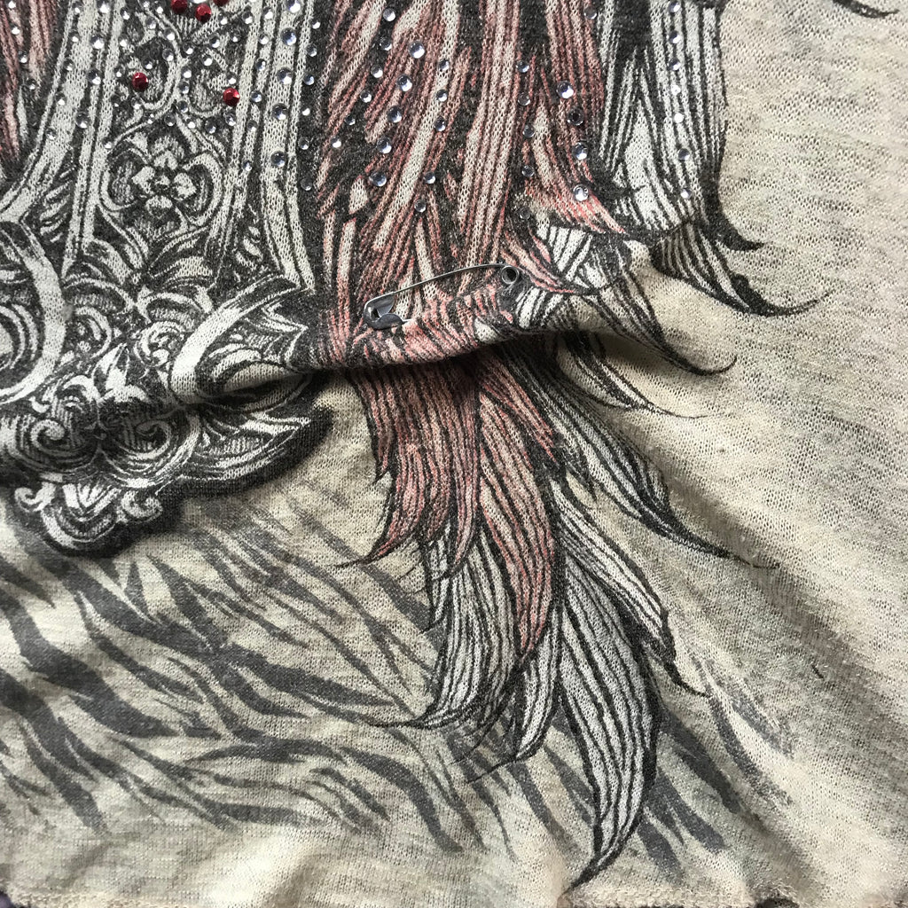 Grunge Red Ranch tee