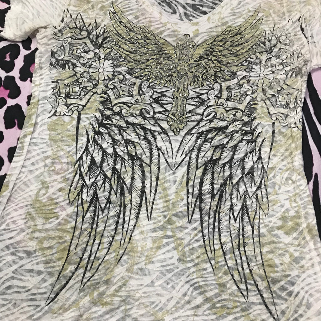 Grunge 2000s Sheer Top