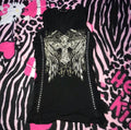La Bus Stop Deadstock cross grunge crystal tank