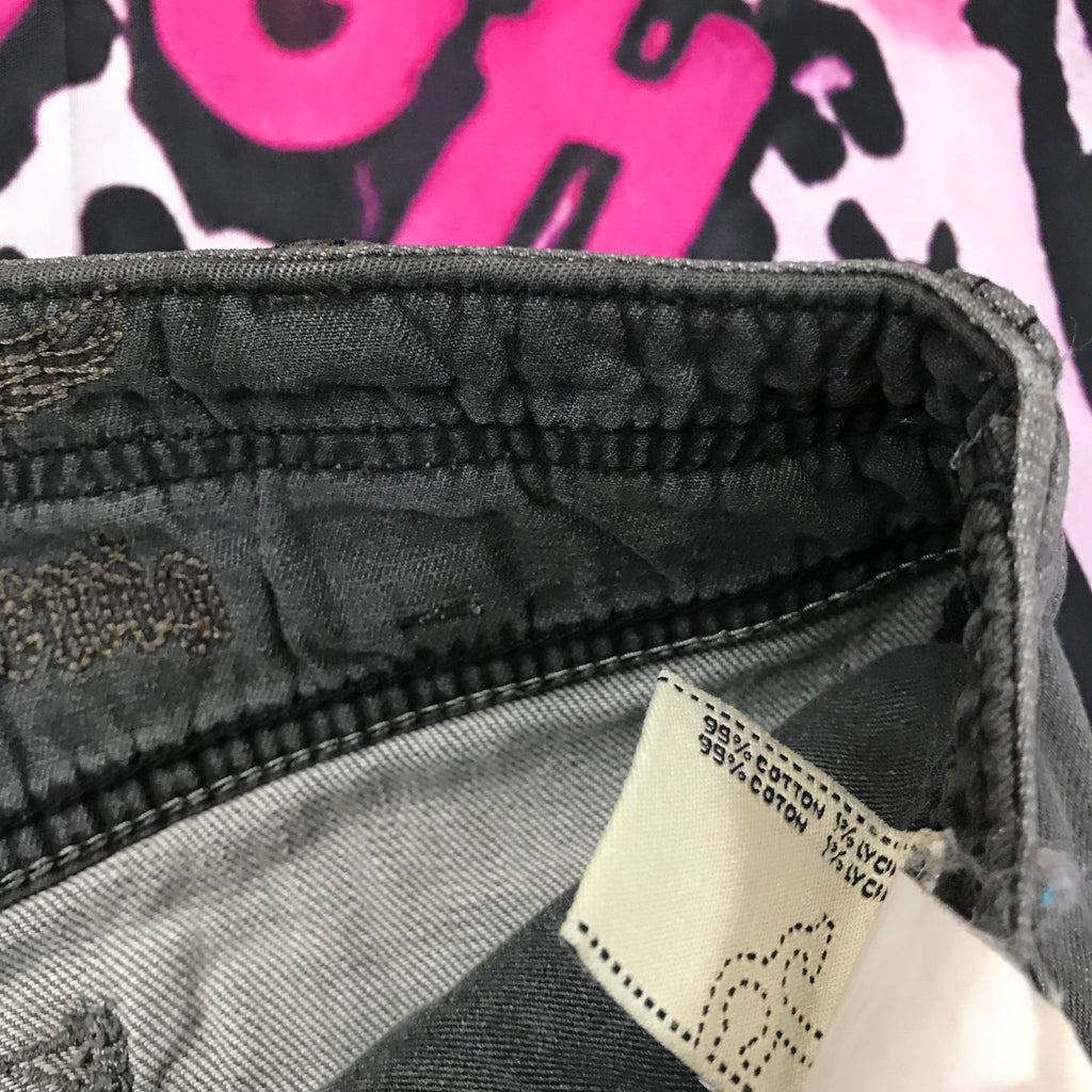 Grunge Style Mini Skirt