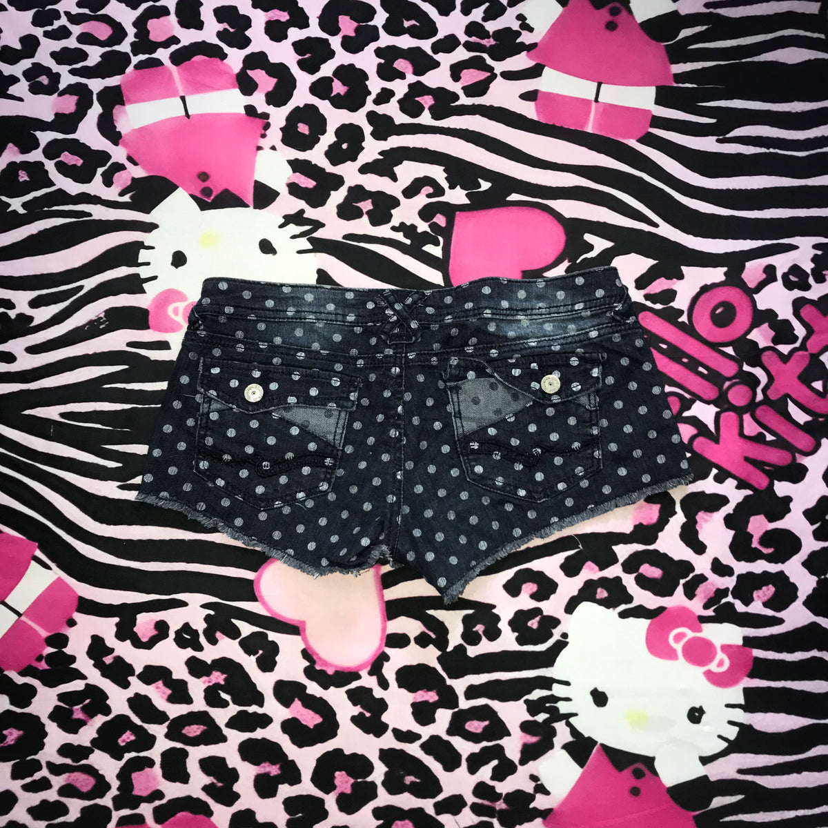 Almost Famous Lowrise Polkadot Shorts