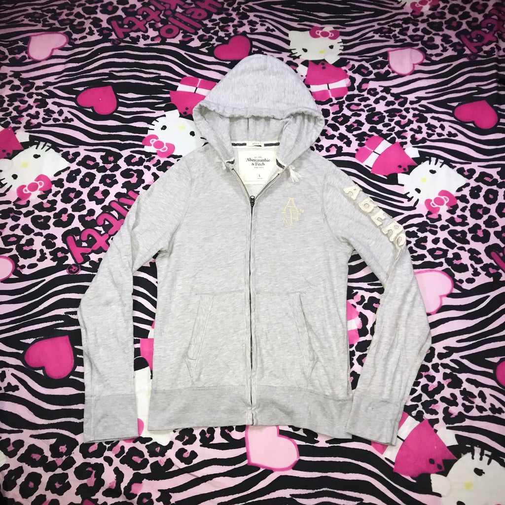 Abercrombie Oversized Zipup Hoodie Top