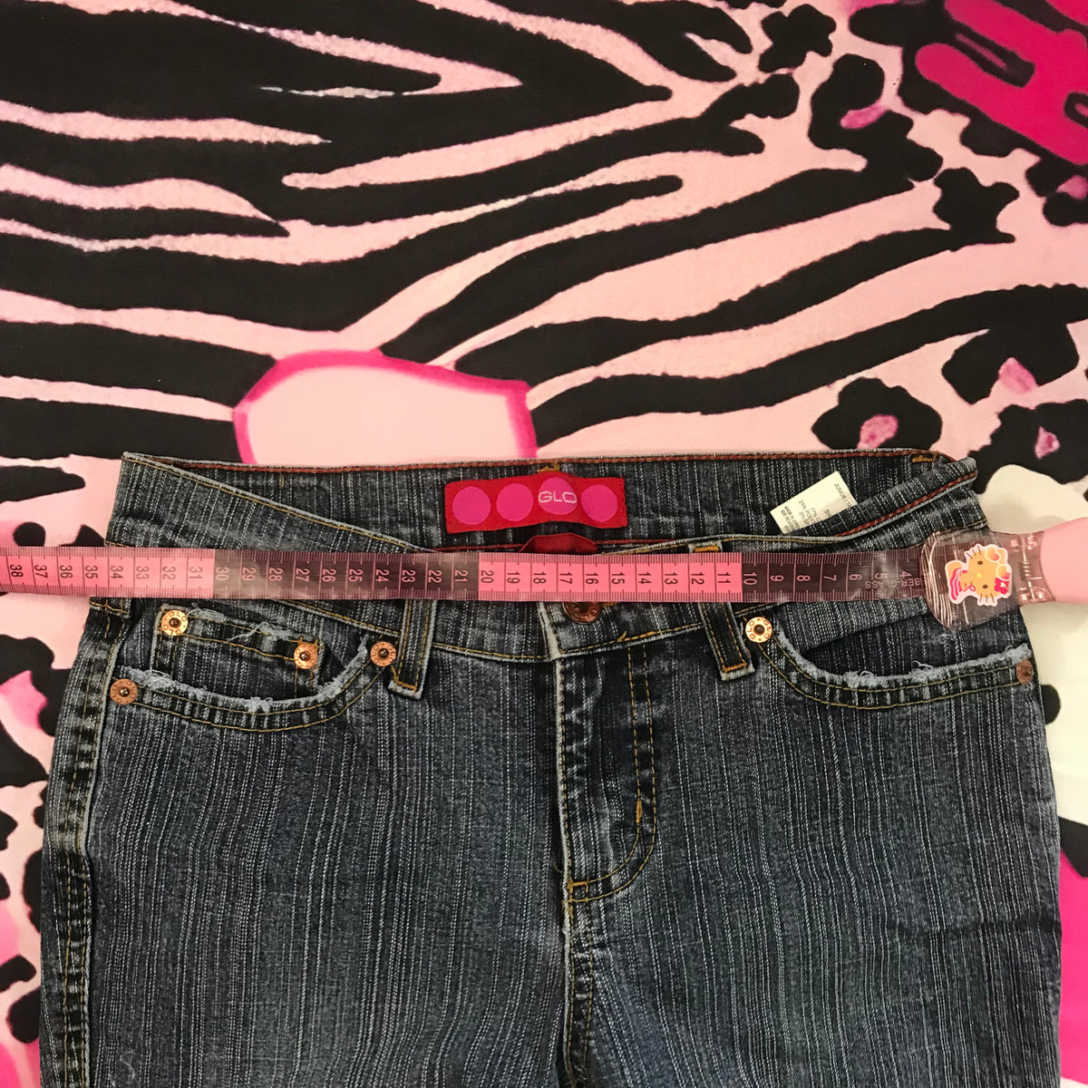 GLO Lowrise Flared Jeans