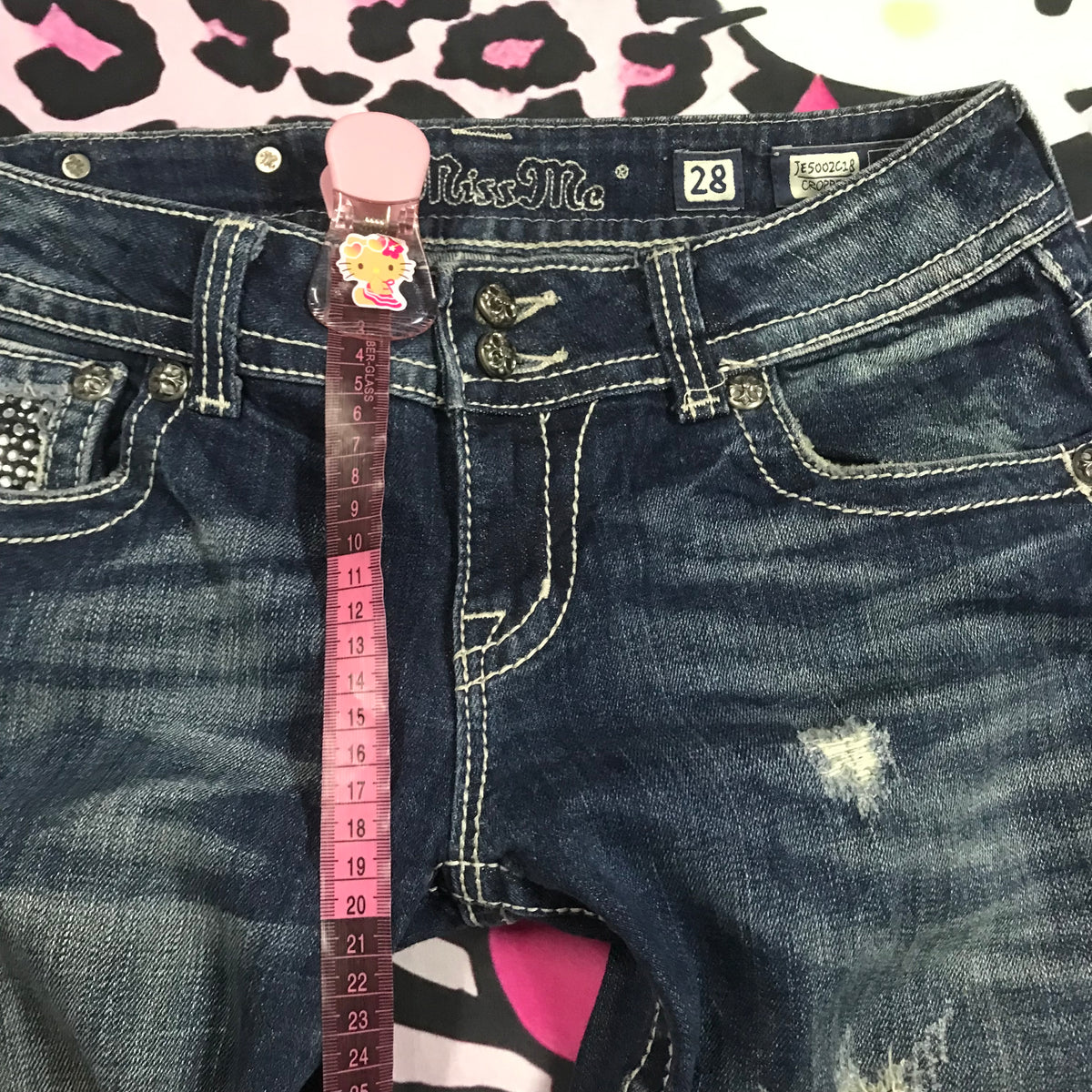 MissMe Capris Lowrise