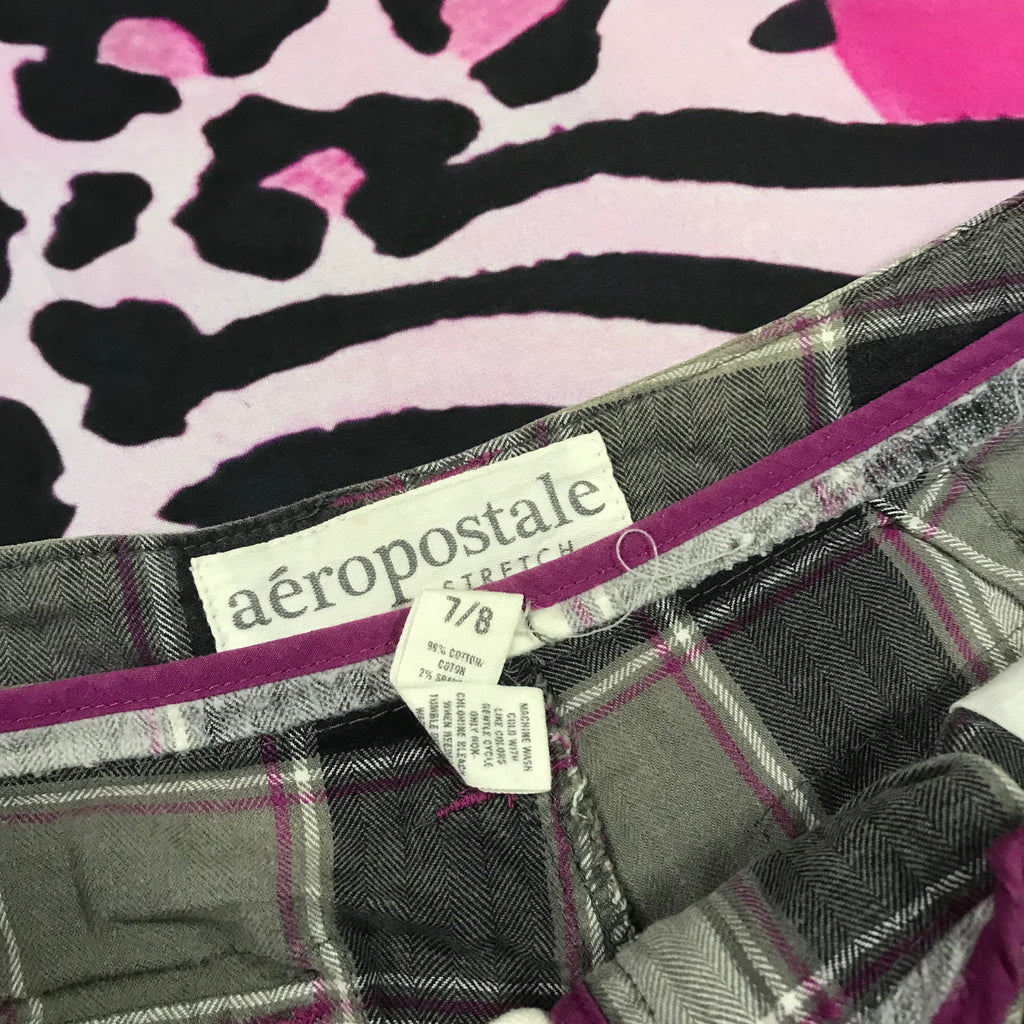 Aeropostale plaid mini shorts