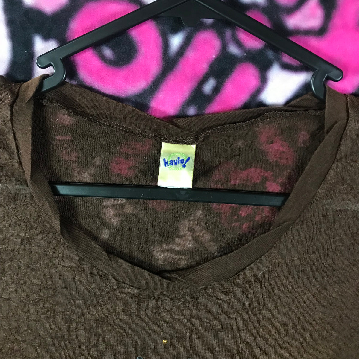Sheer 2000s grunge top