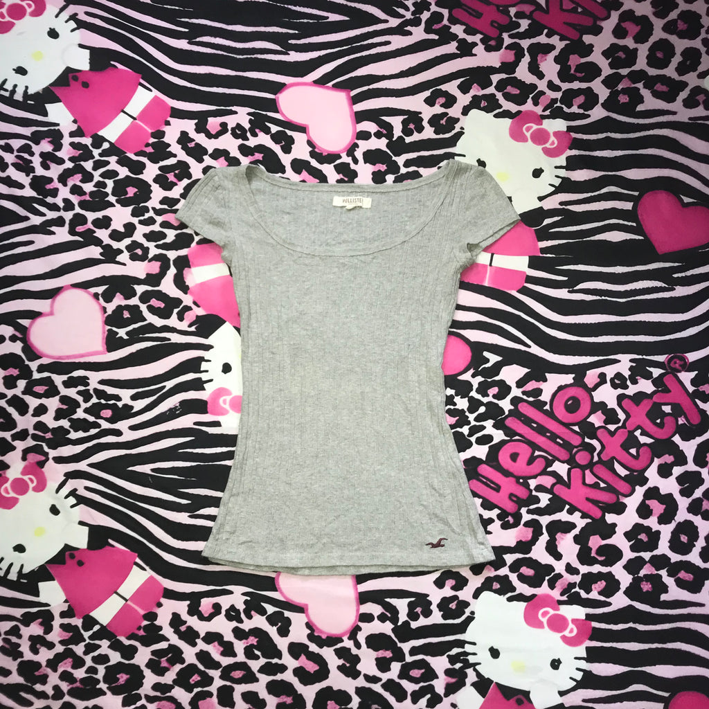 Hollister Knit Babydoll 2000s Top