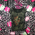 Guess 2000s snake print top