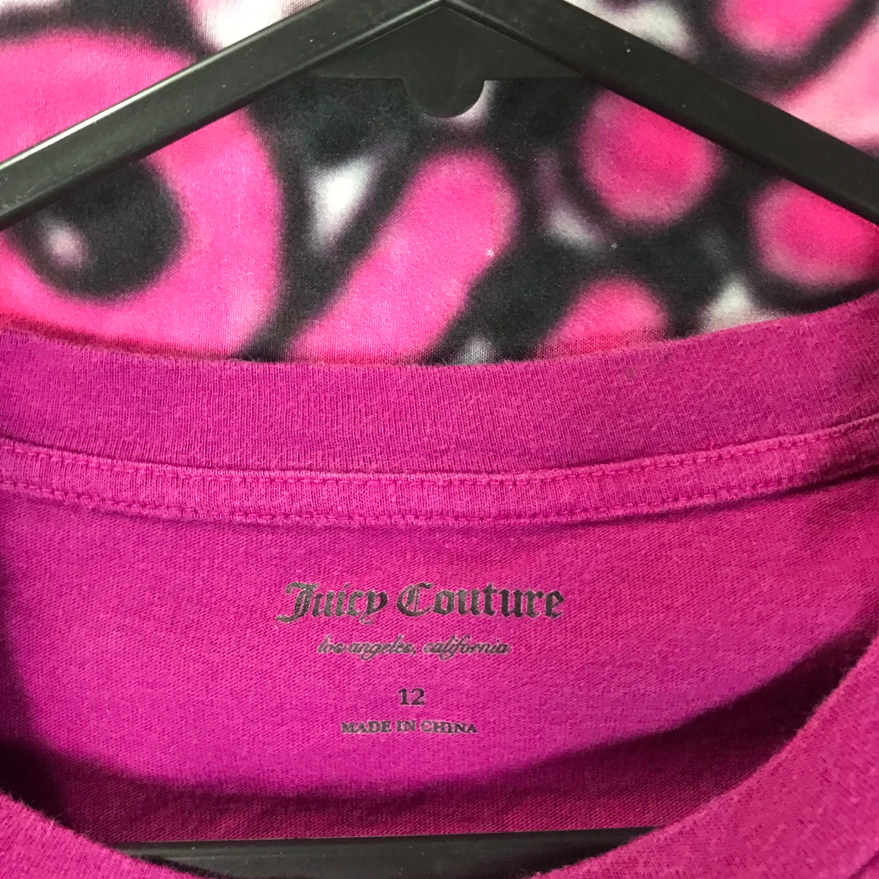 Juicy Couture Baby tee Size