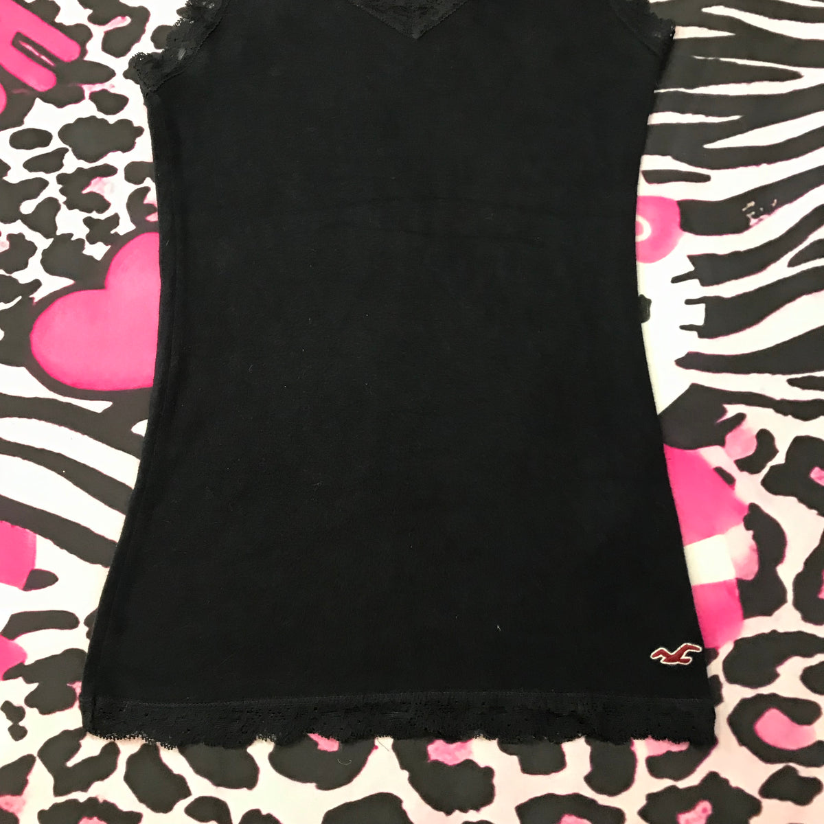 Hollister Lace Trim Tank Top