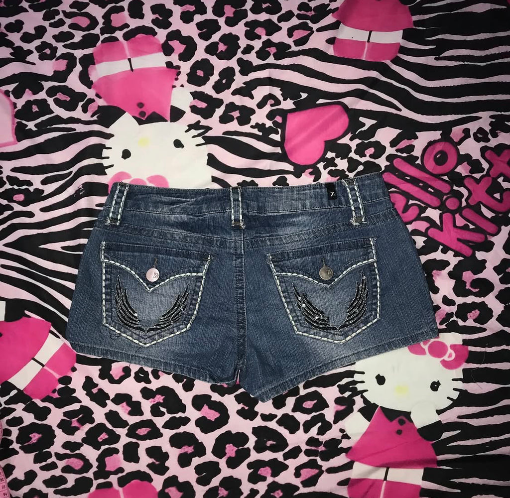 Angel Wing 2000s Shorts