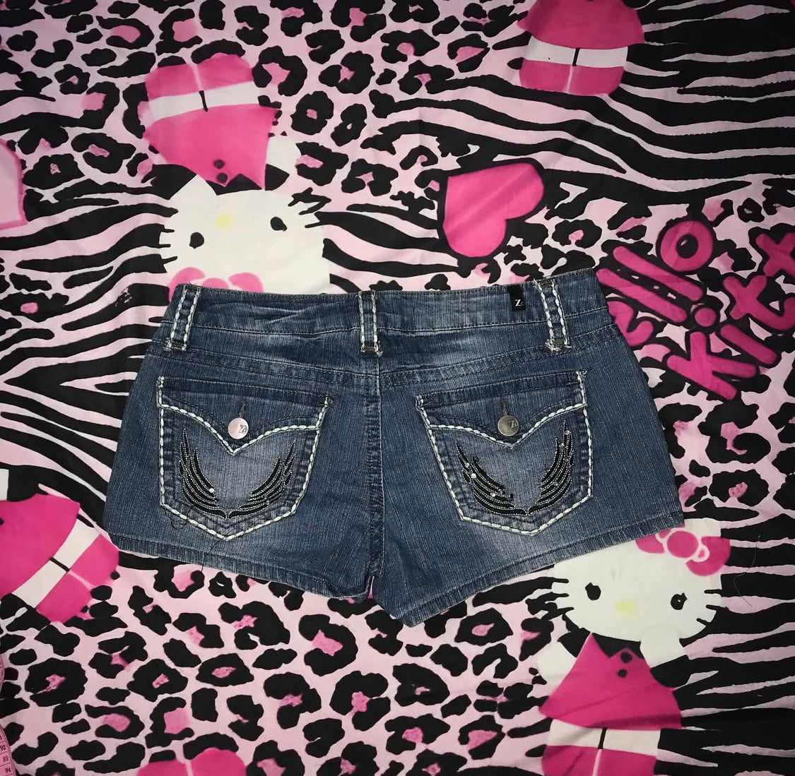 Angel Wing 2000s Shorts