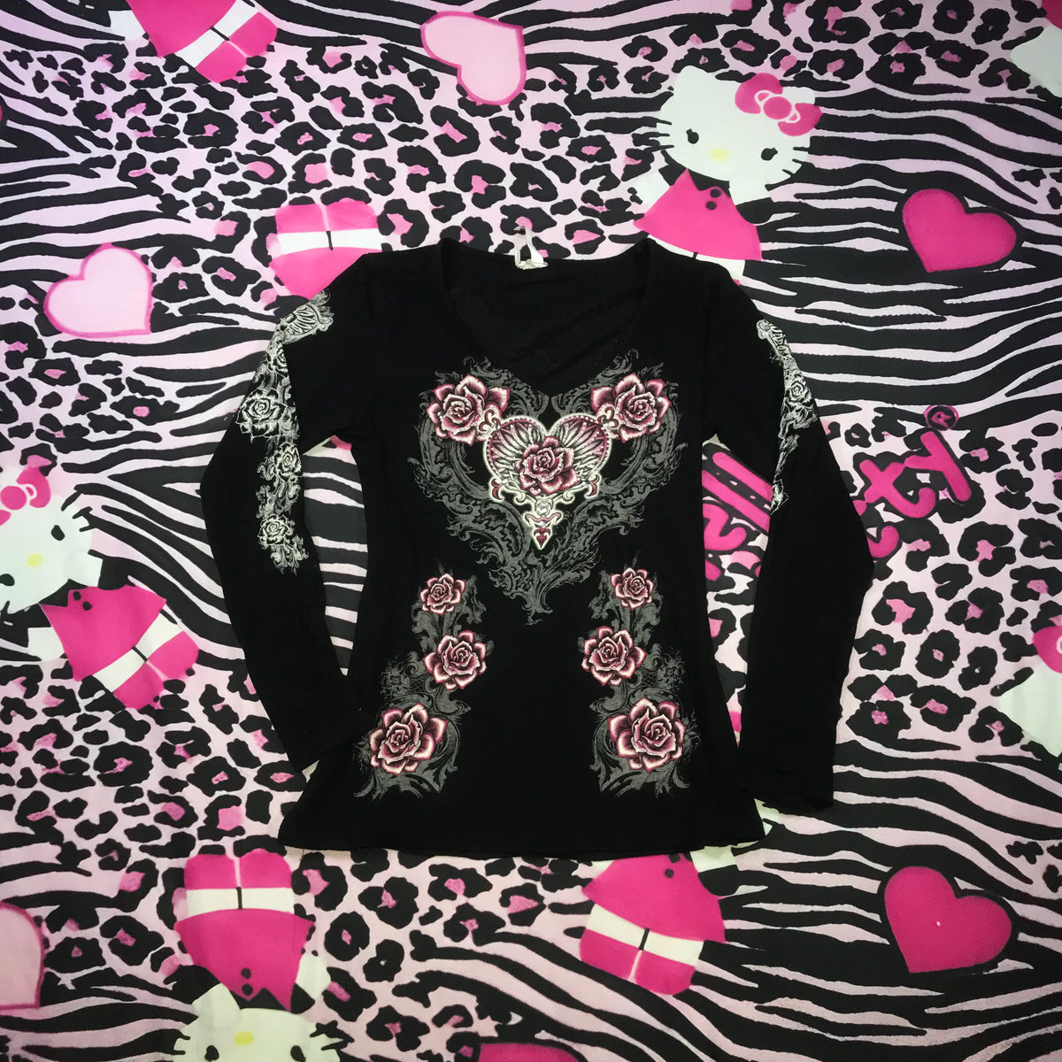 Grunge Angel wing long sleeve