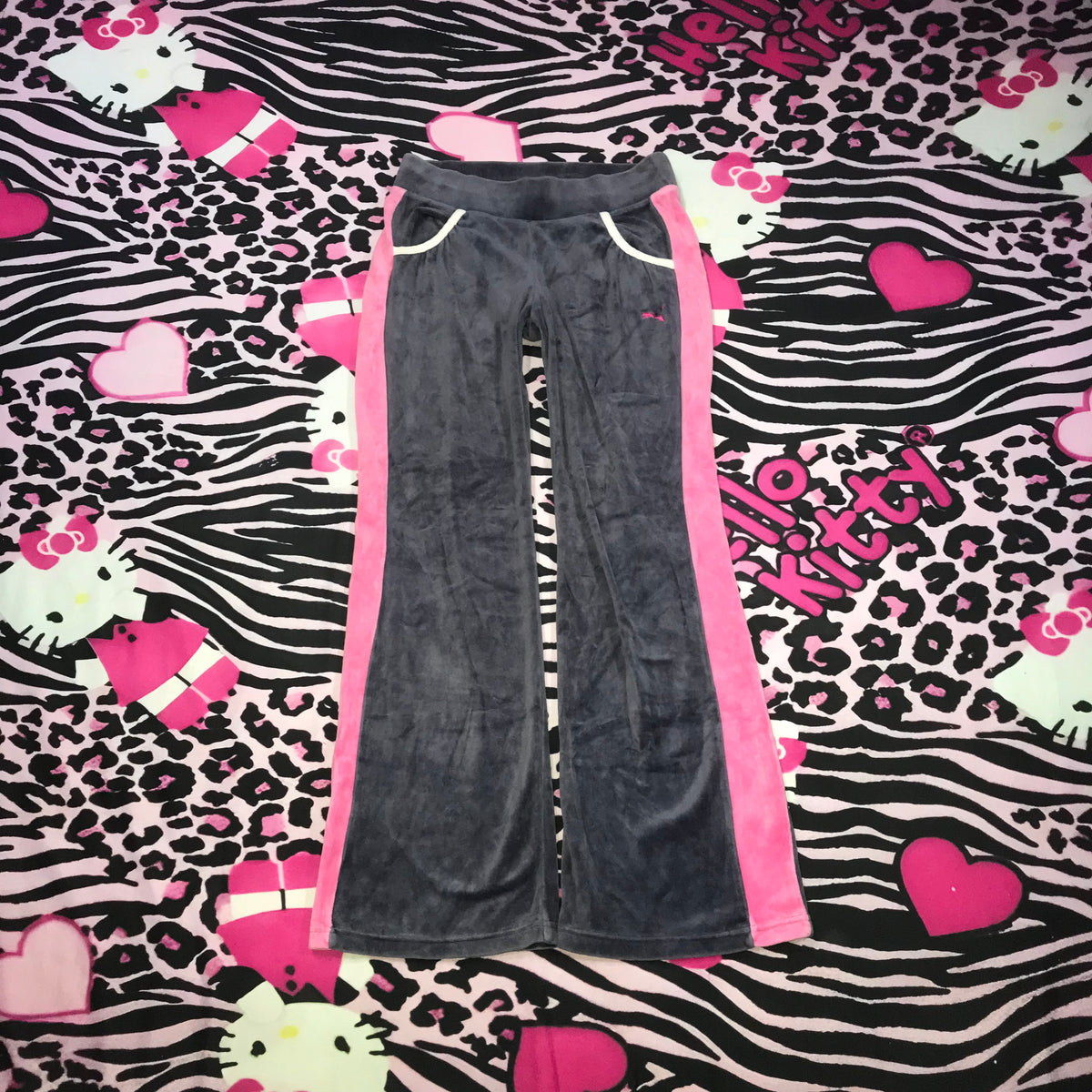 Puma Velour Flared Joggers