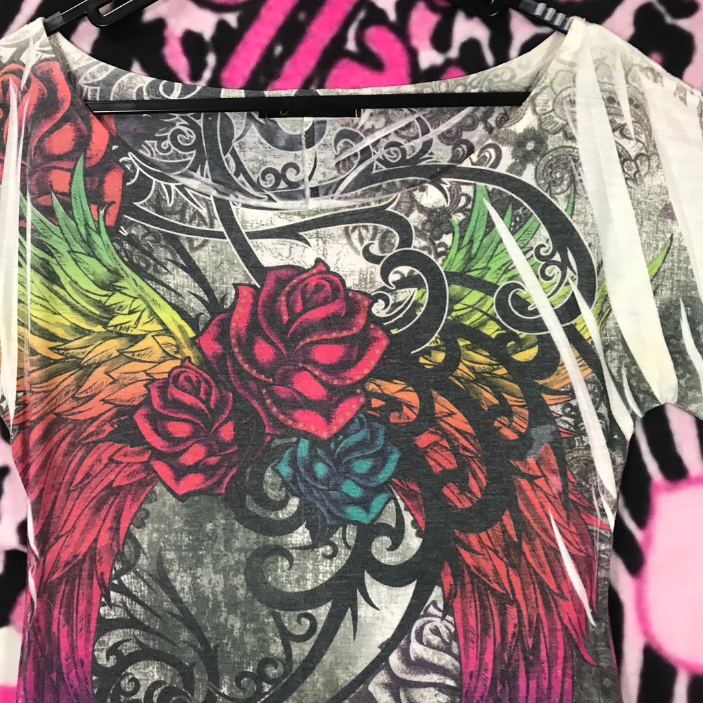 Grunge Rainbow tee