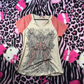 Grunge Red Ranch tee
