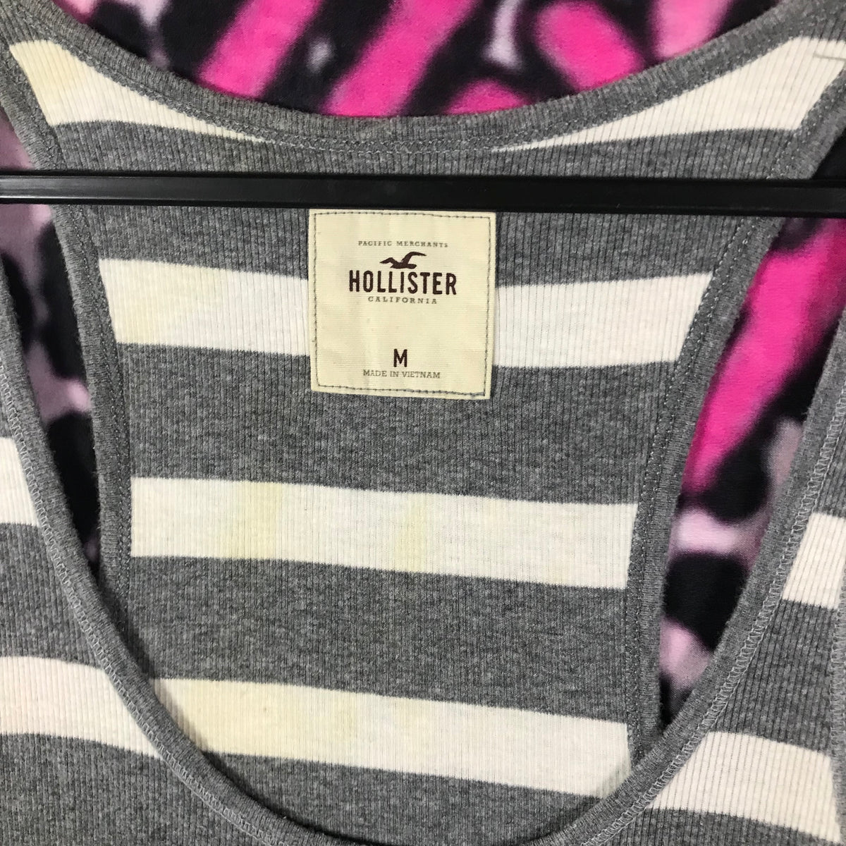 Hollister stripe tank top