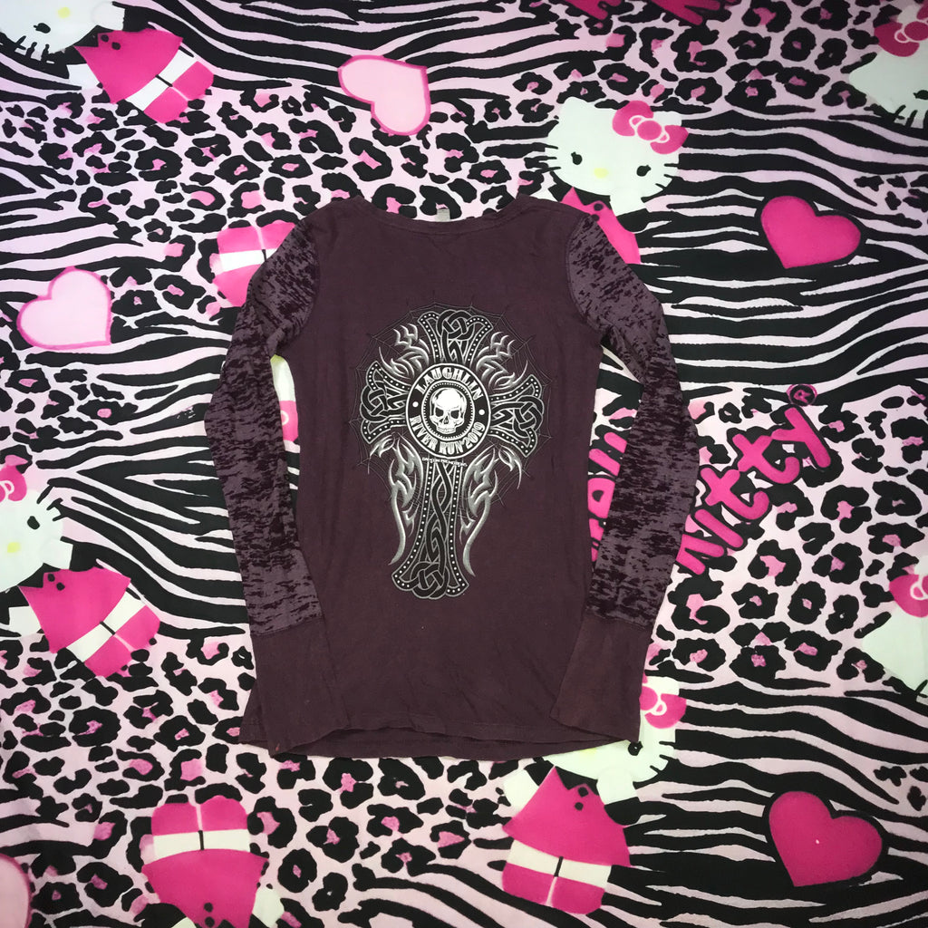 Long sleeve grunge top
