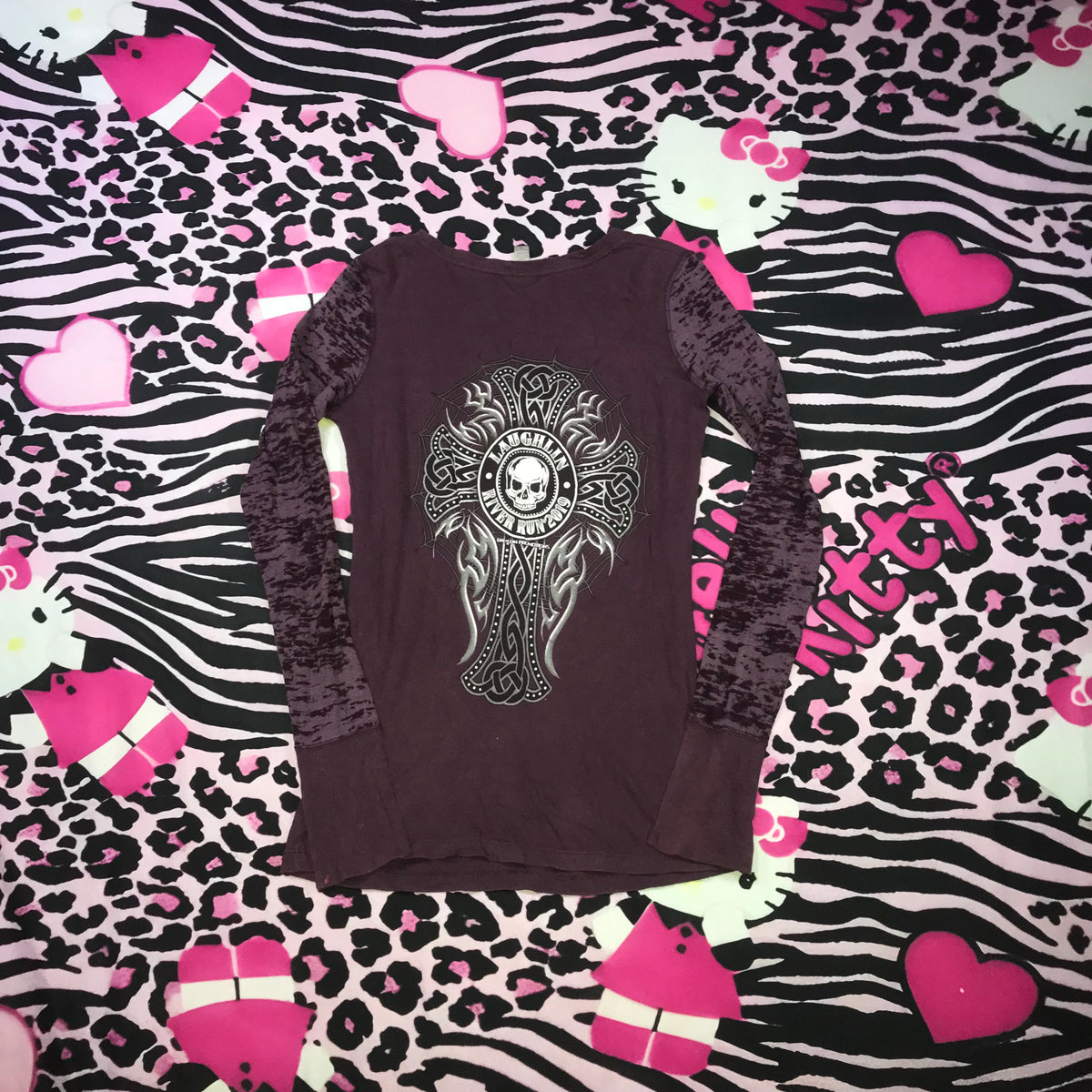 Long sleeve grunge top
