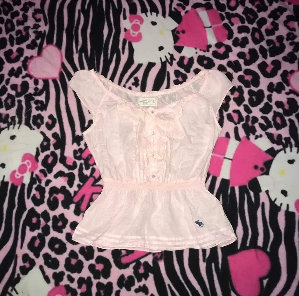 Abercrombie babydoll blouse