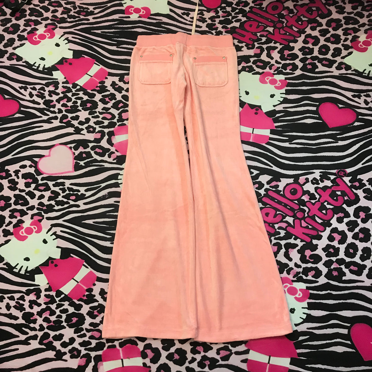 Deadstock Bebe Velour Baby Pink Set