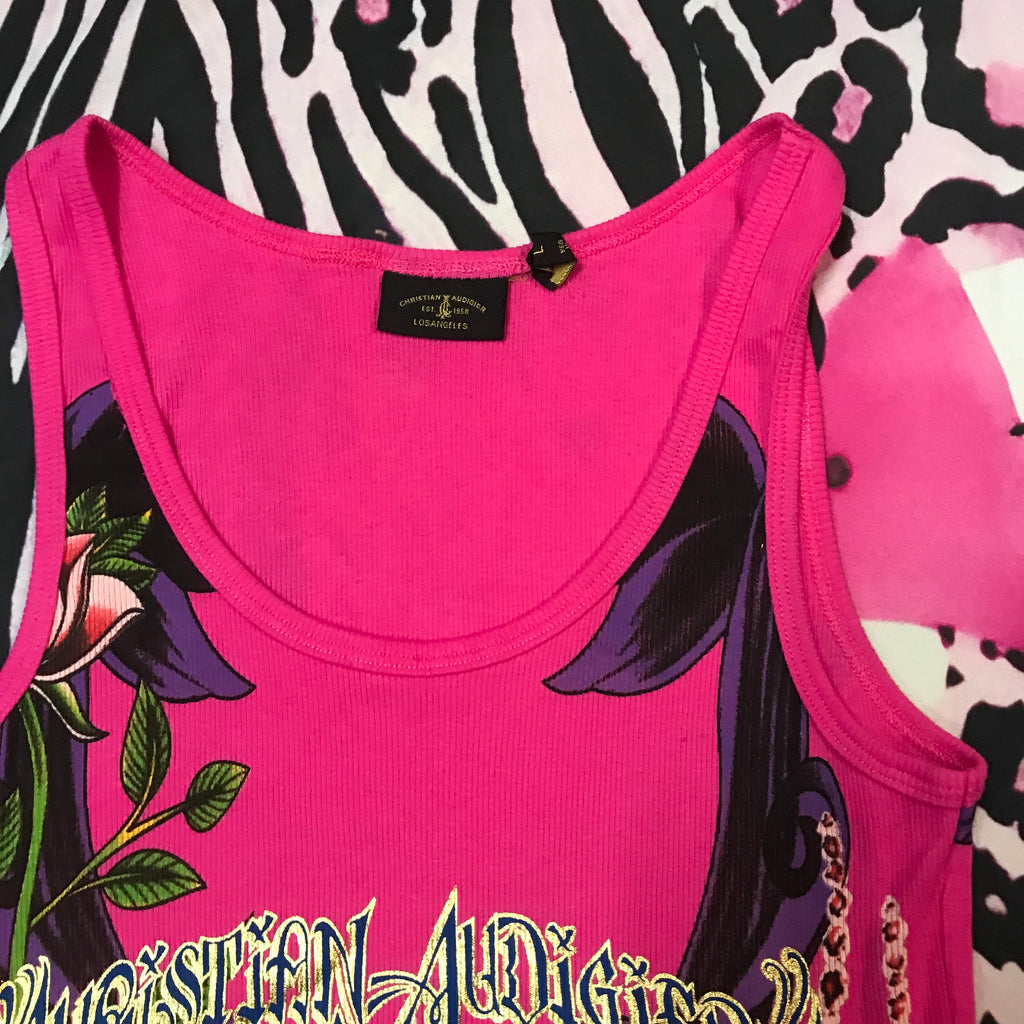 Christian audigier Tank Dress