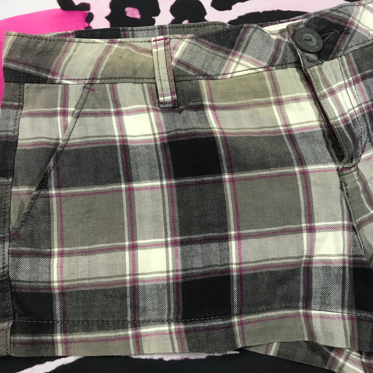 Aeropostale plaid mini shorts