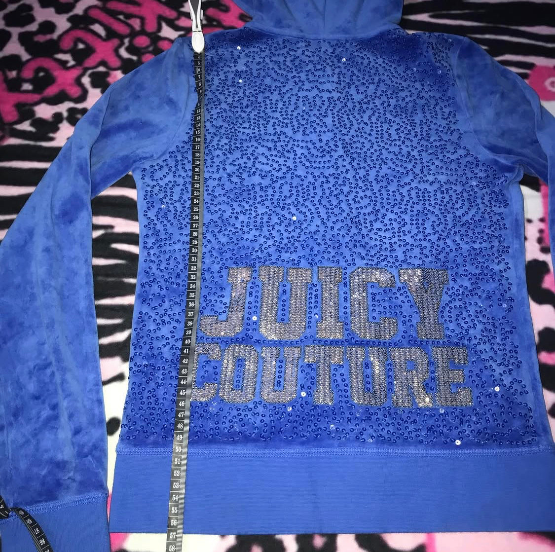 Juicy Couture Rhinestone jacket zipup