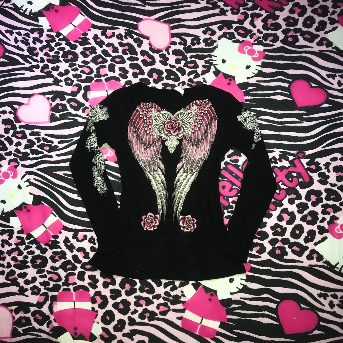 Grunge Angel wing long sleeve