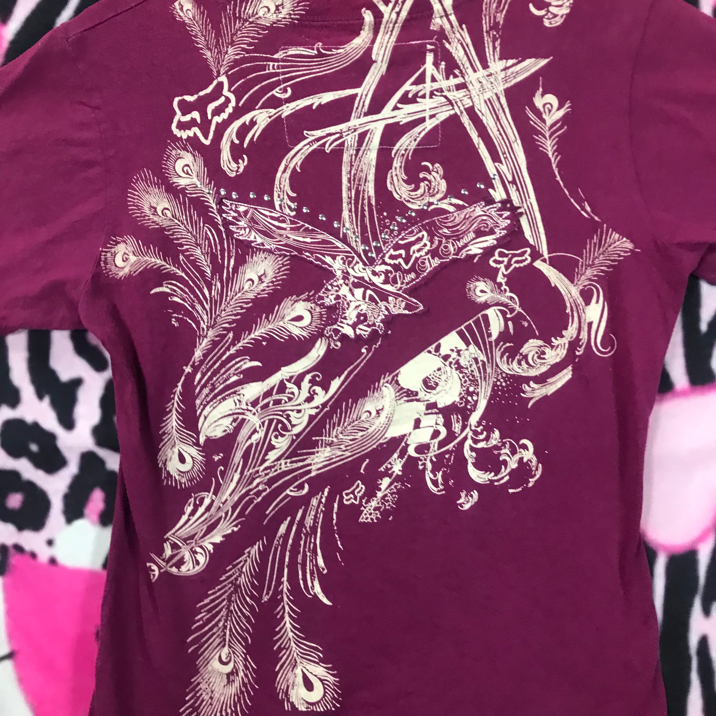 Fox grunge style tee