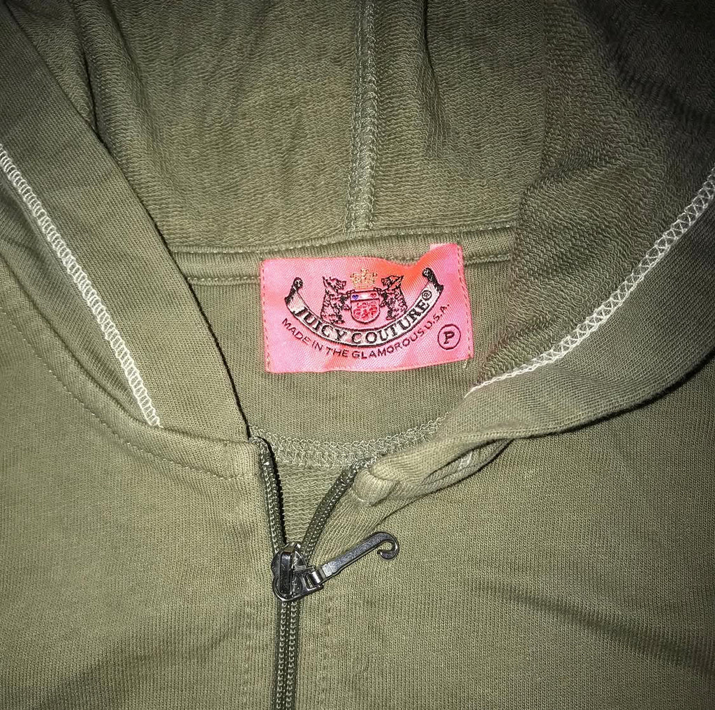 Juicy Couture Zip Up Jacket Top