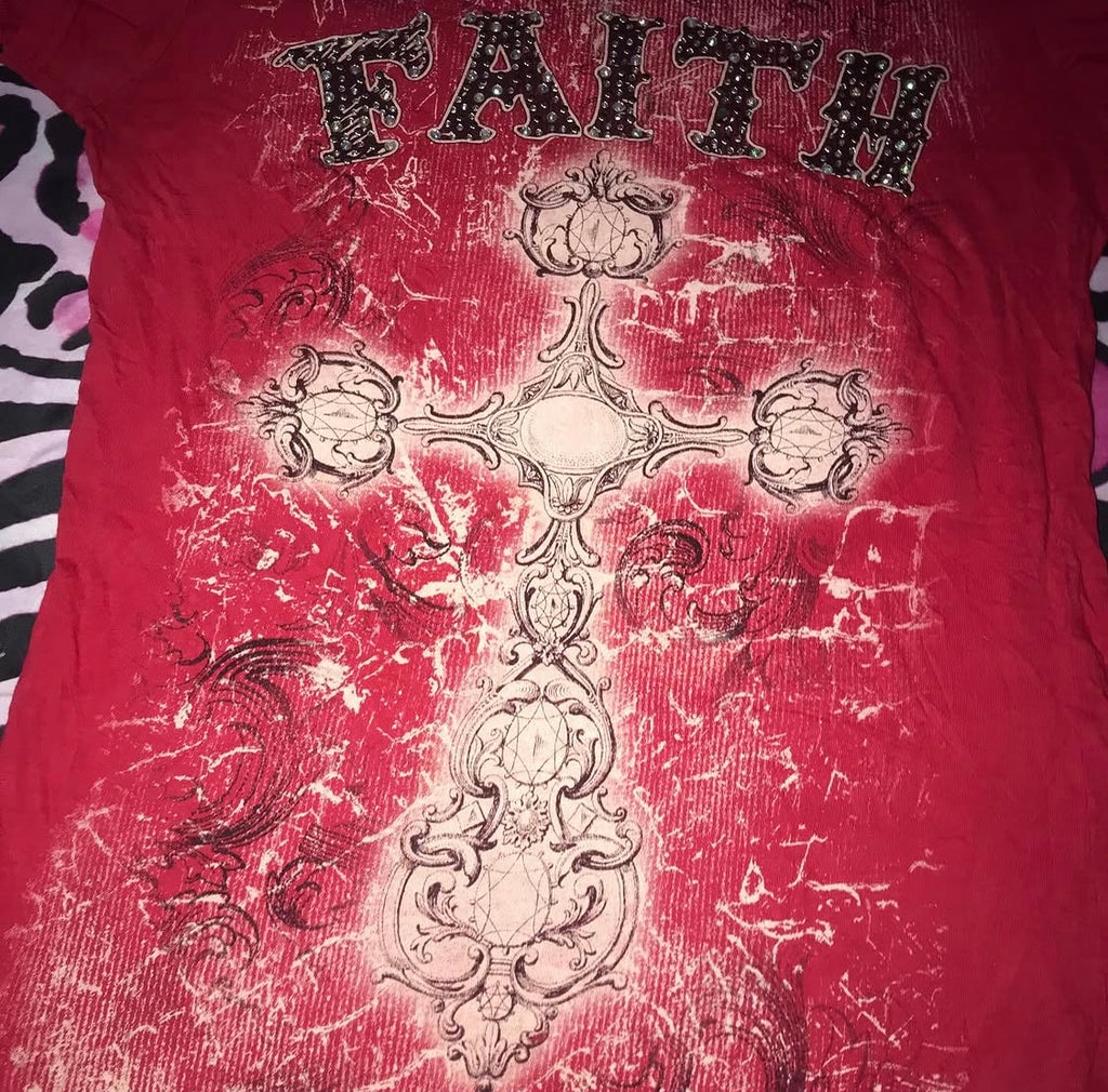 Faith Grunge Baby Tee