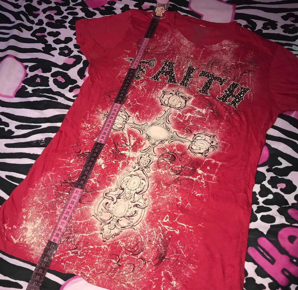 Faith Grunge Baby Tee