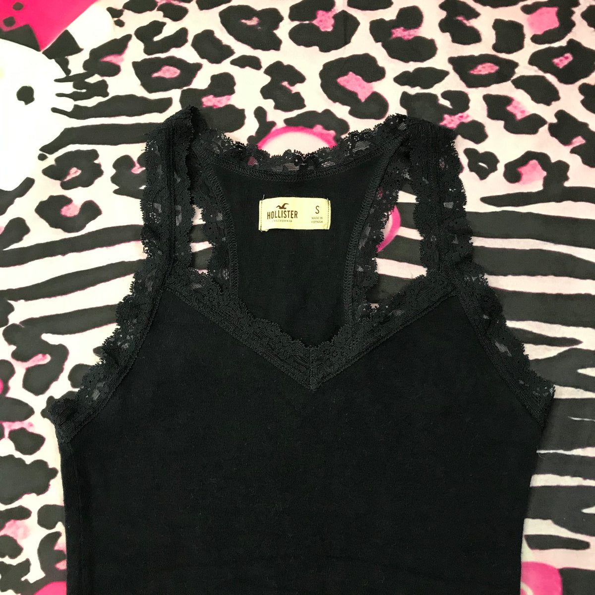 Hollister Lace Trim Tank Top