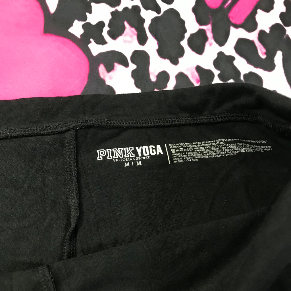 VS Pink Fold Over Mini Yoga Shorts