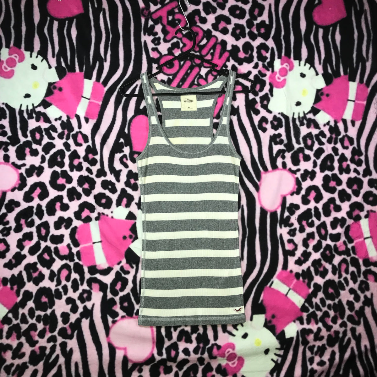 Hollister stripe tank top