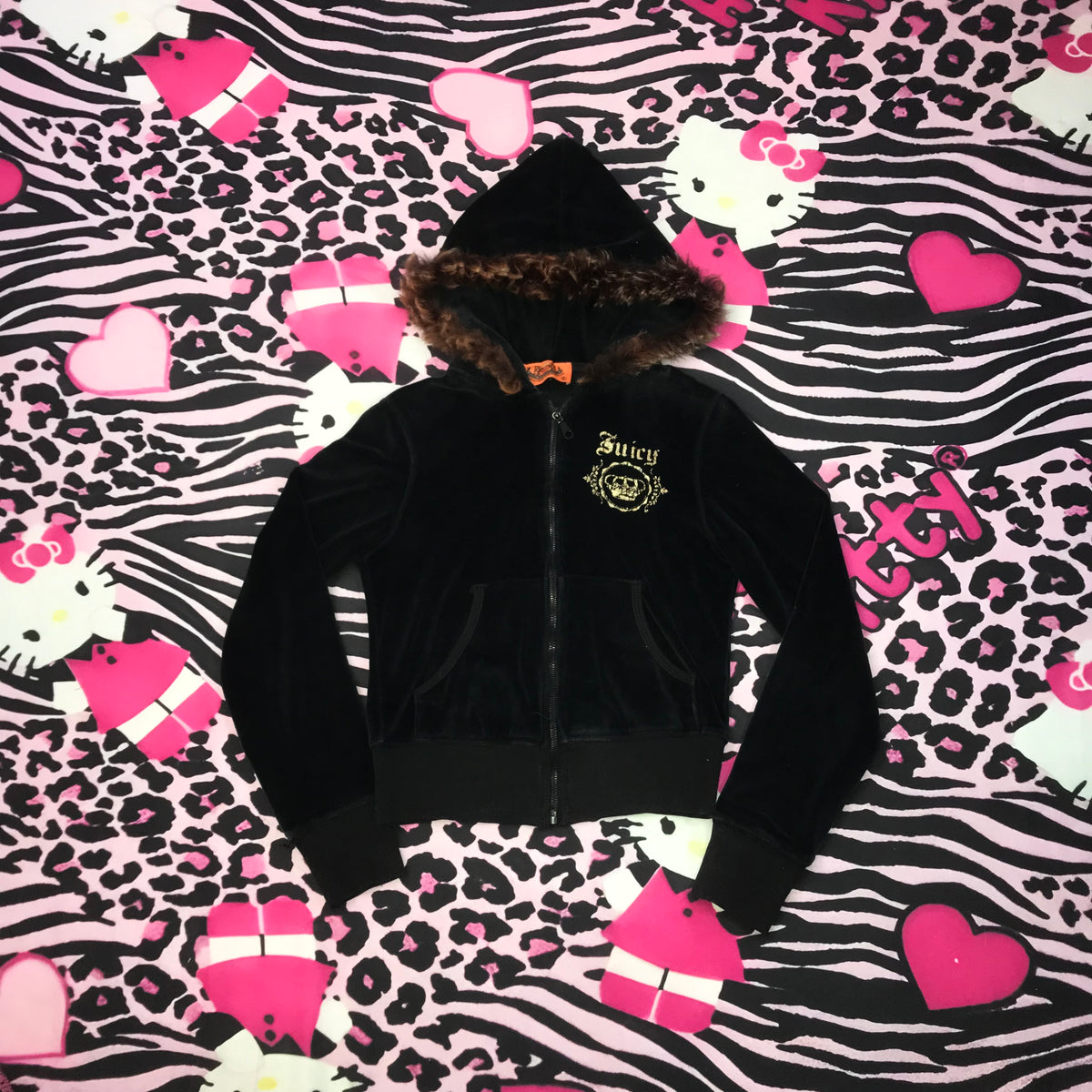 Juicy Couture Fur trim Jacket