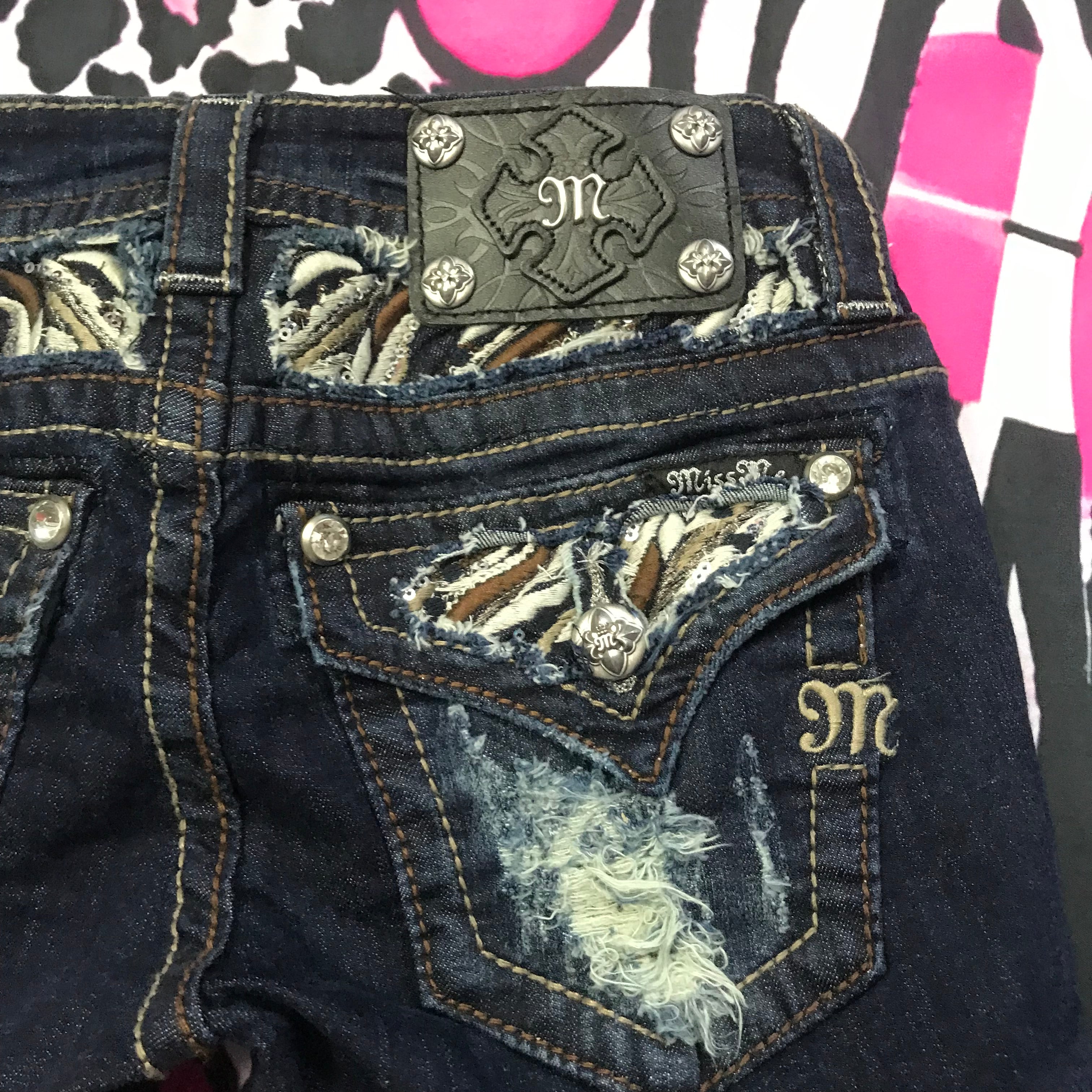 MissMe Feathered Angel Mini Shorts