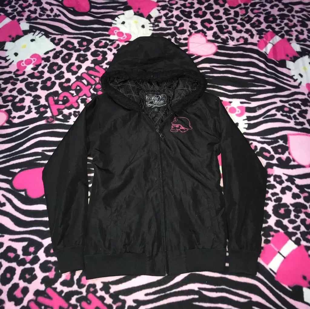 Metal Mulisha winter jacket with warm fur trim