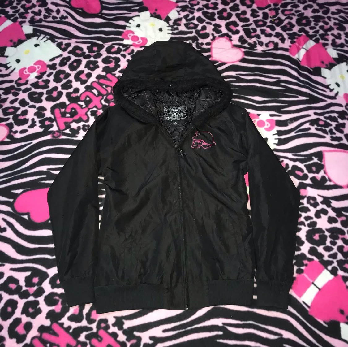 Metal Mulisha winter jacket with warm fur trim
