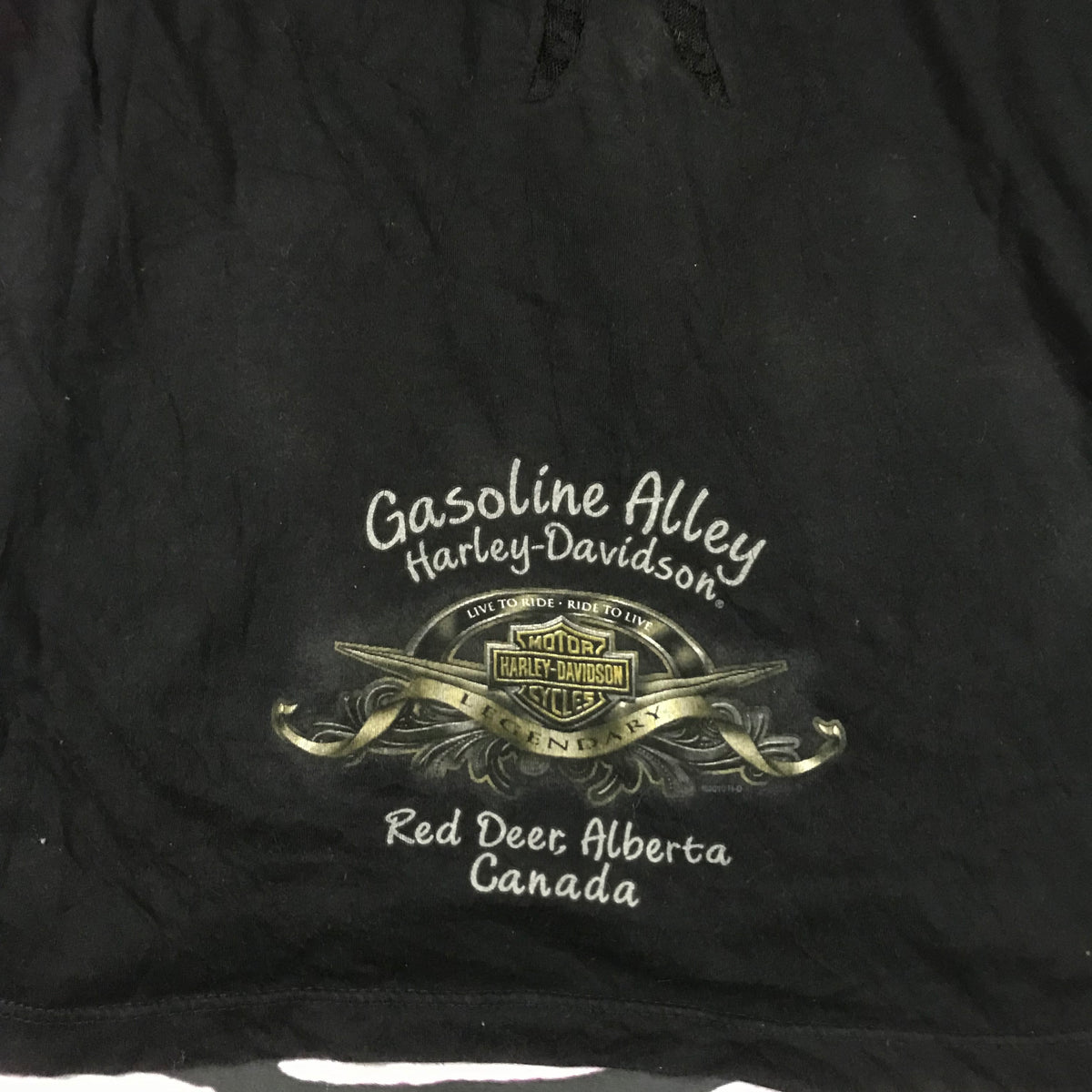 Harley Davison Angel Cut Out Lace Top
