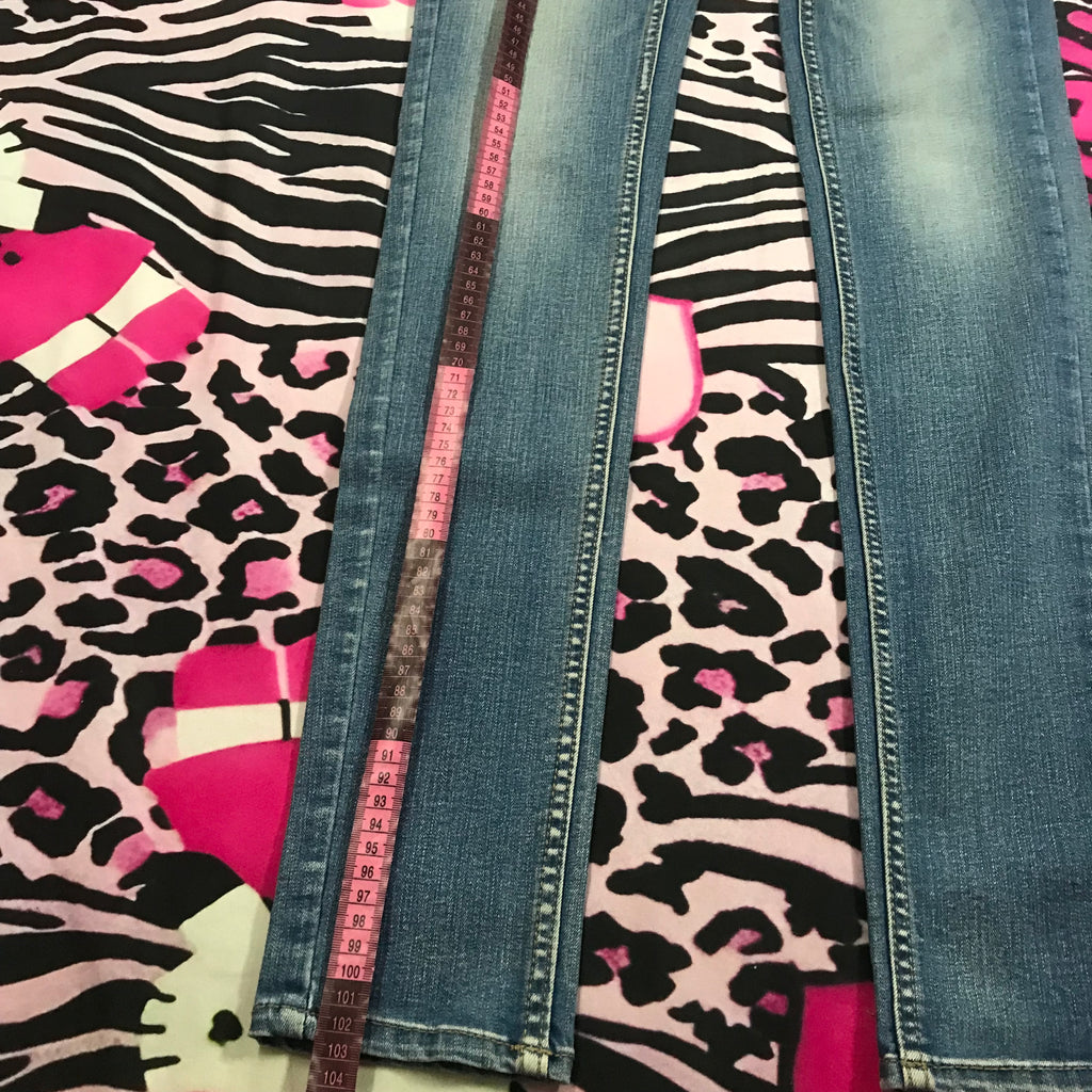 Red Pepper RARE leopard butterfly jeans
