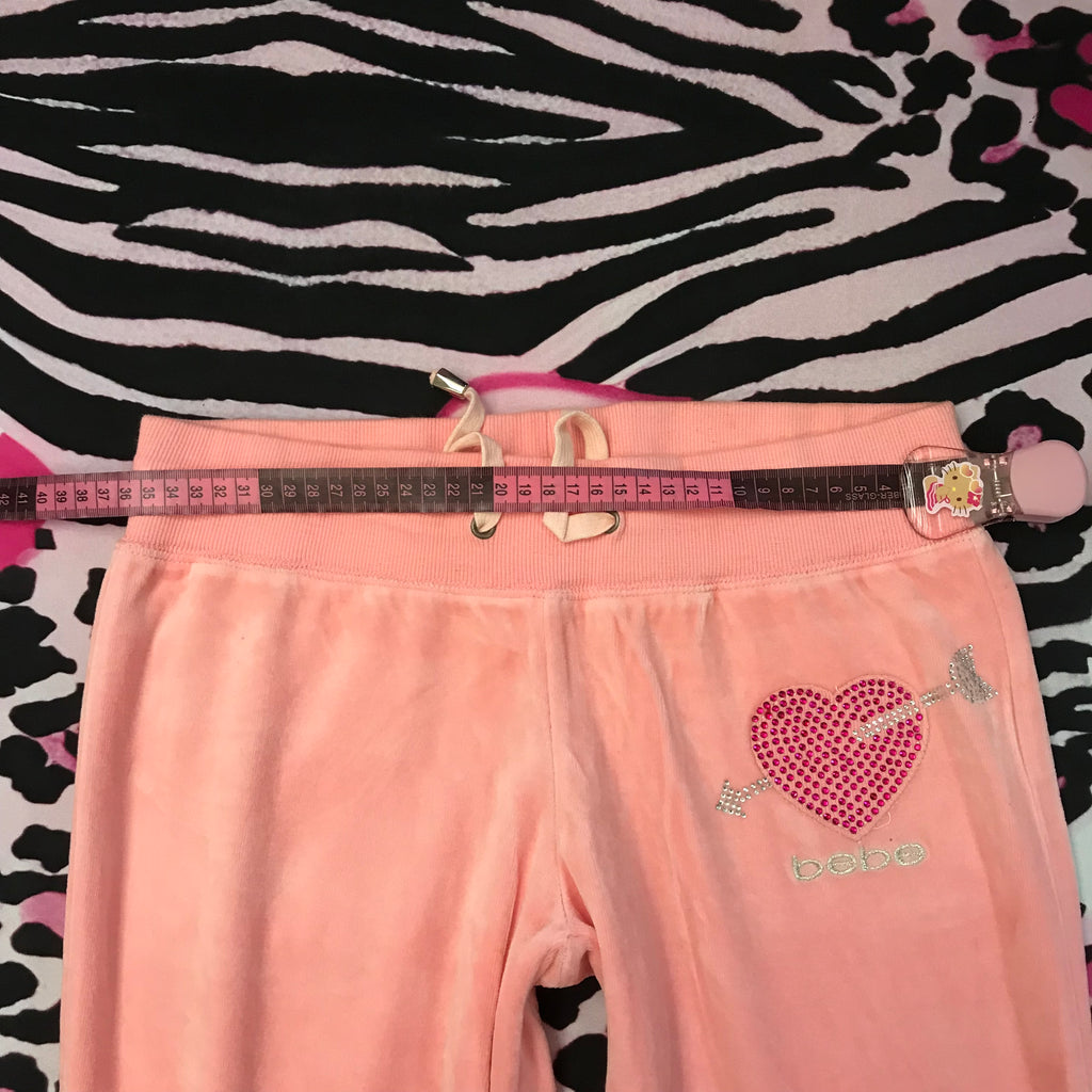 Deadstock Bebe Velour Baby Pink Set