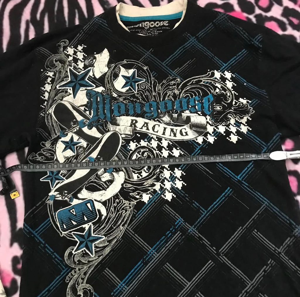 Mongoose layered grunge tee
