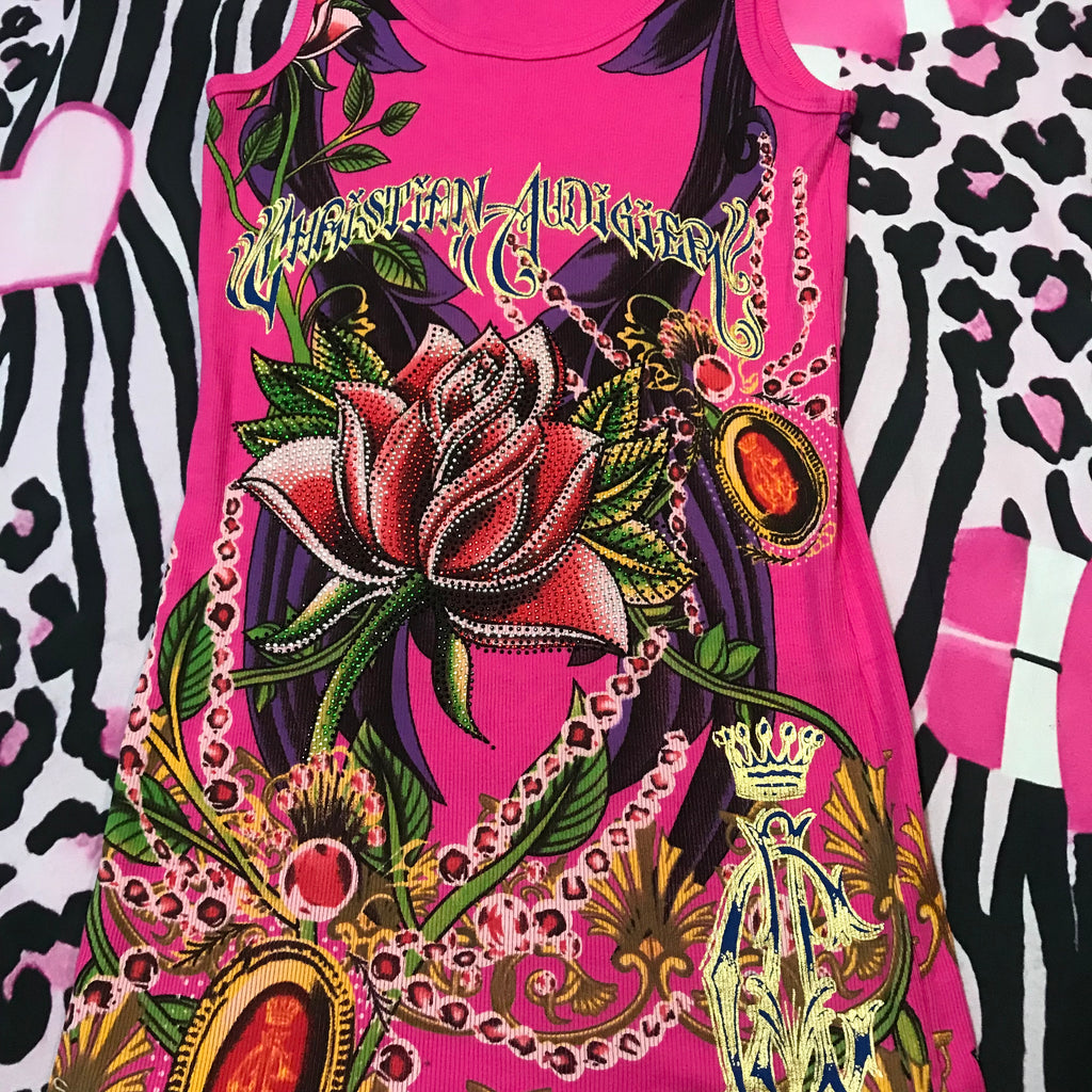 Christian audigier Tank Dress