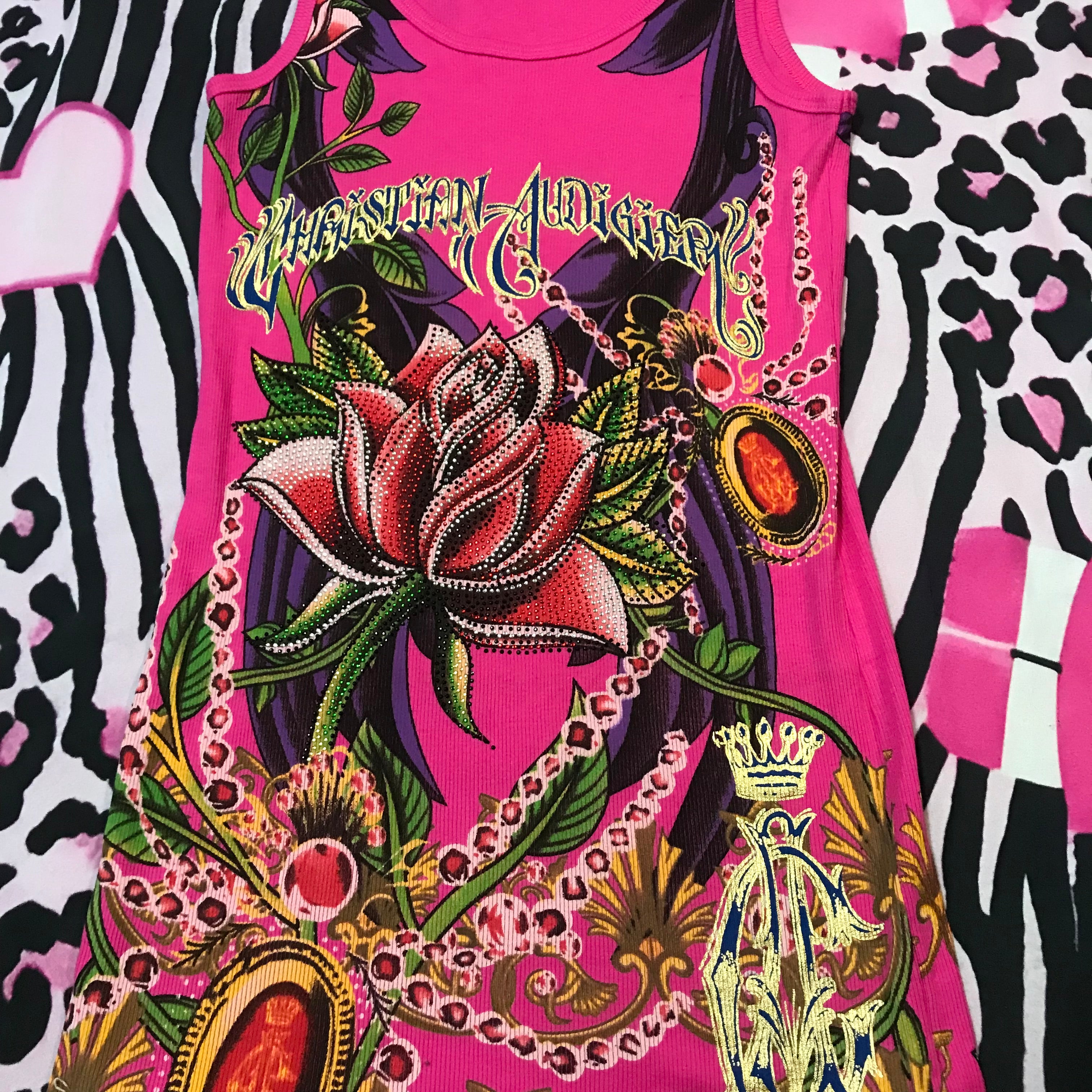 Christian audigier Tank Dress