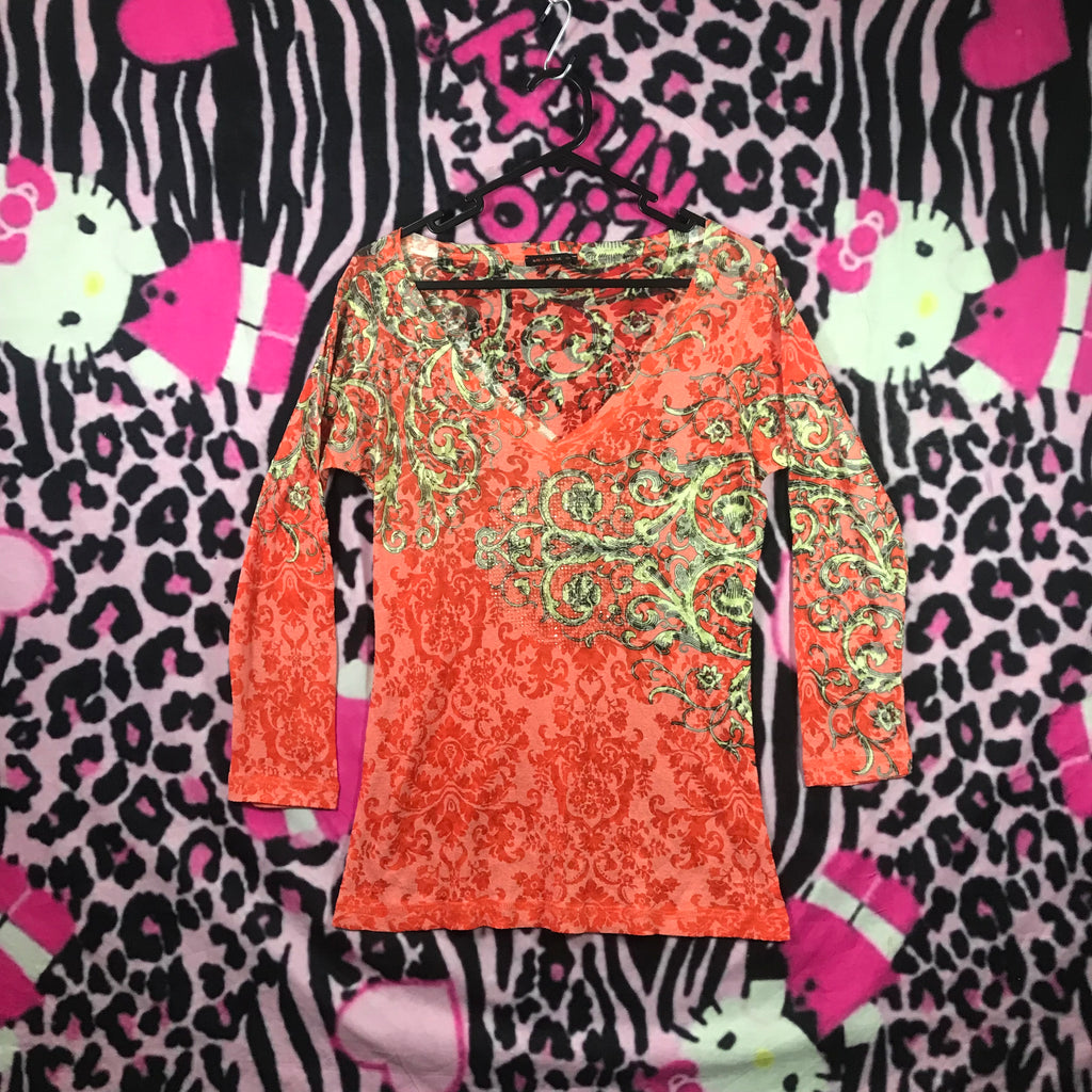 Grunge Groovy mesh top