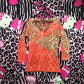 Grunge Groovy mesh top